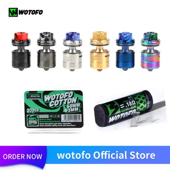 

Original Wotofo Profile Unity RTA Atomizer With 30Pcs Cotton and 10Pcs Mesh 3.5ML Vape Tank Vaporizer Dripping 510 Vape Tank