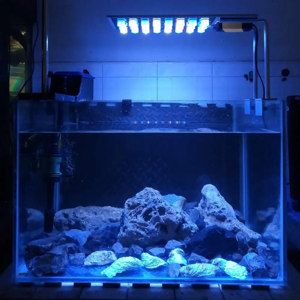 

customize led aquarium light with bracket marine reef lamp LED panel lights for coral fish tank algae sps lps grow