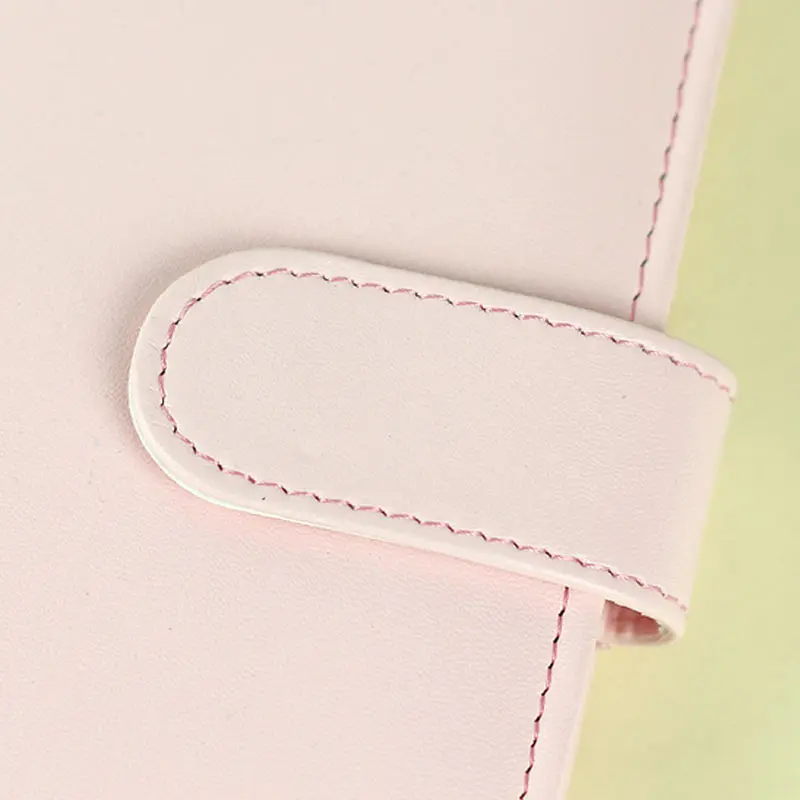 Мятного цвета розово-красный Бизнес краткое Макарон a5 a6 спираль кожа Тетрадь Канцтовары для ежедневного использования papelaria