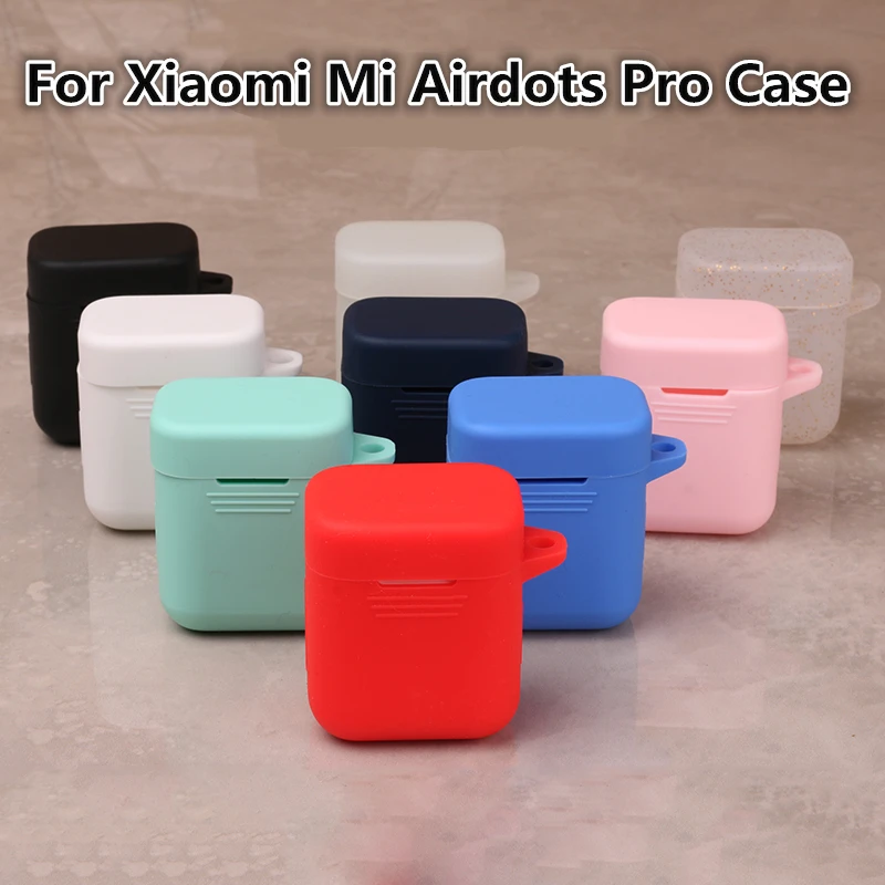 Для mi Airdots Pro защитный чехол для Xiao Чехол защиты наушников Силиконовый ТПУ