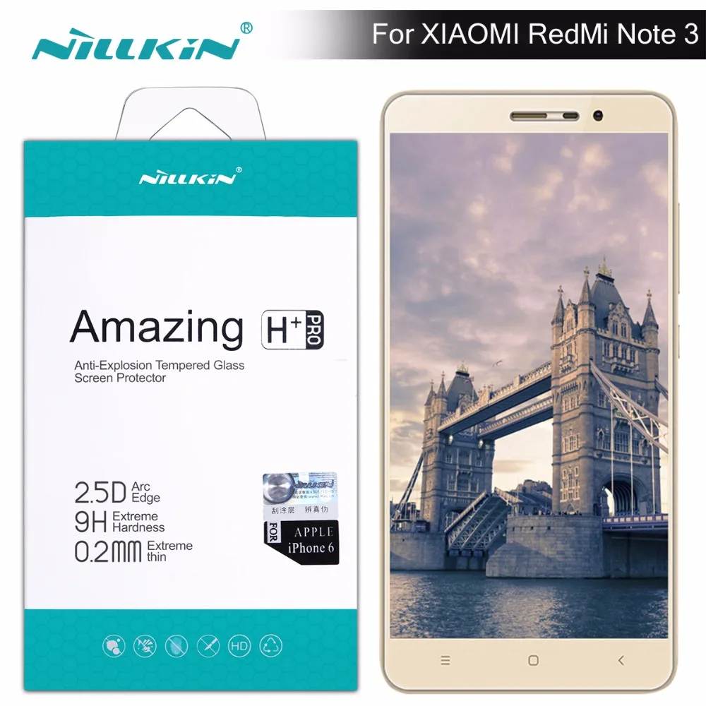 Redmi Note 3 Screen Protector Nillkin Amazing H H PRO Tempered Glass For xiaomi redmi note