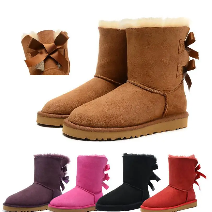 Зимние детские теплые ботинки; теплые детские ботинки из толстого плюша; модные ботинки из кожи с бантом и хлопка; горячая распродажа