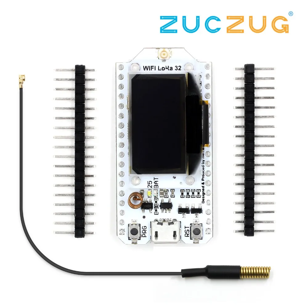 

SX1278 LoRa ESP32 0.96 inch Blue OLED Display Bluetooth WIFI Lora Kit 32 Module Internet Development Board 433mhz for Arduino