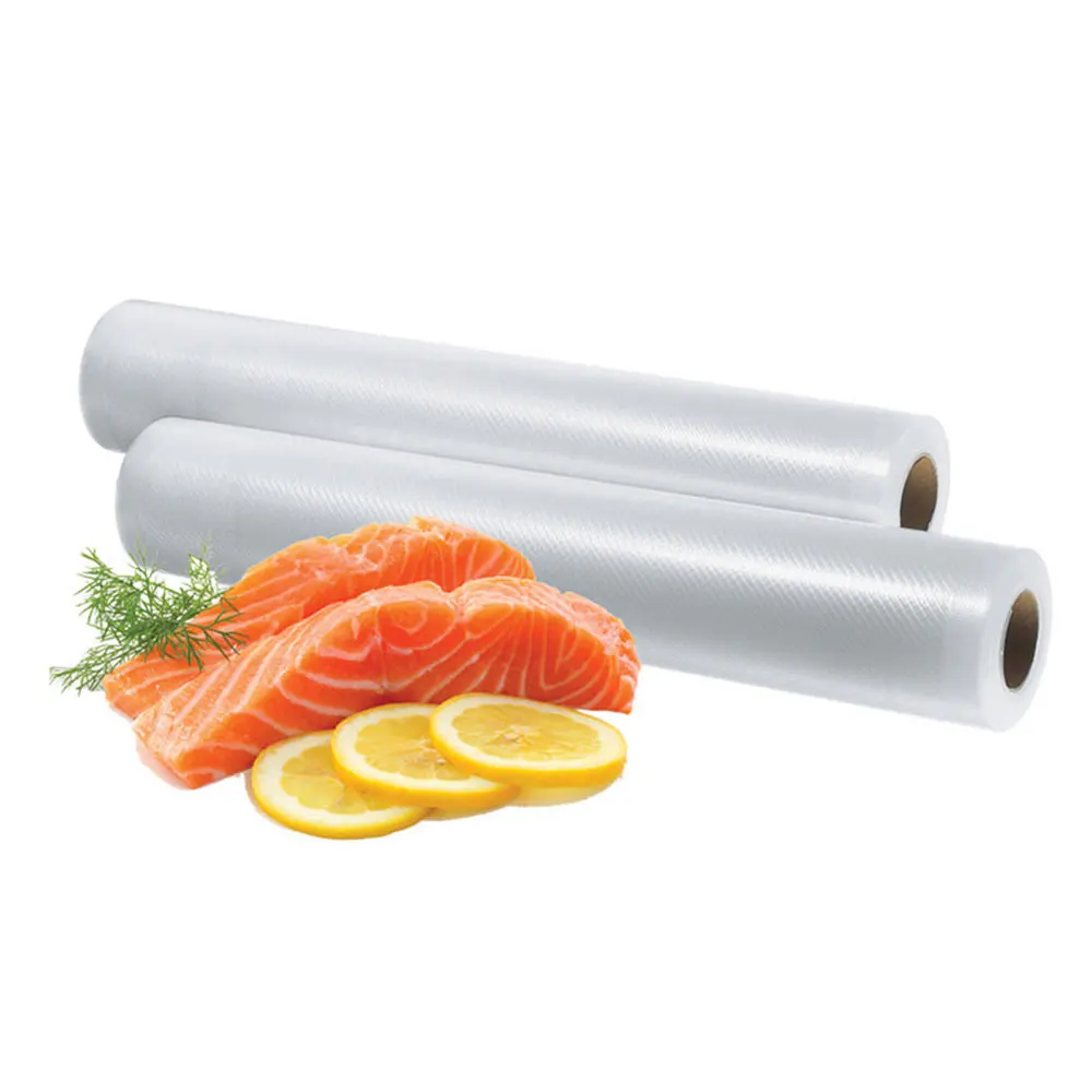 

20 x 500cm smooth cut-free vacuum heat sealing roll food protection bag food storage bag plastic wrap