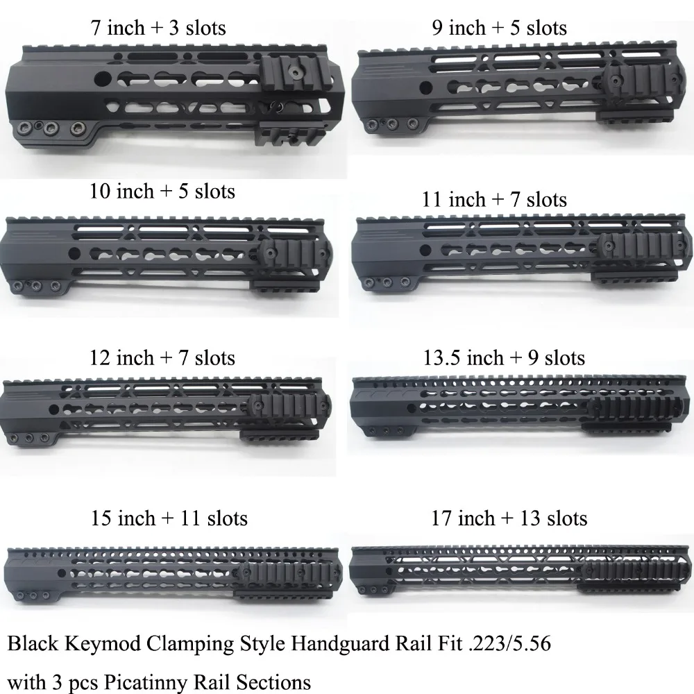 TriRock 7 'Ə'' 10 'ཇ'' 12 'ཉ 5'' 15 'ཌྷ'' дюймовый Keymod Handguard Зажимная