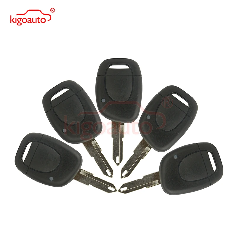 Kigoauto 5pcs For Renault Kangoo Clio 2002 2003 2004 Remote Car Key 1 Button 433Mhz NE73 ID46 - PCF7946 Chip
