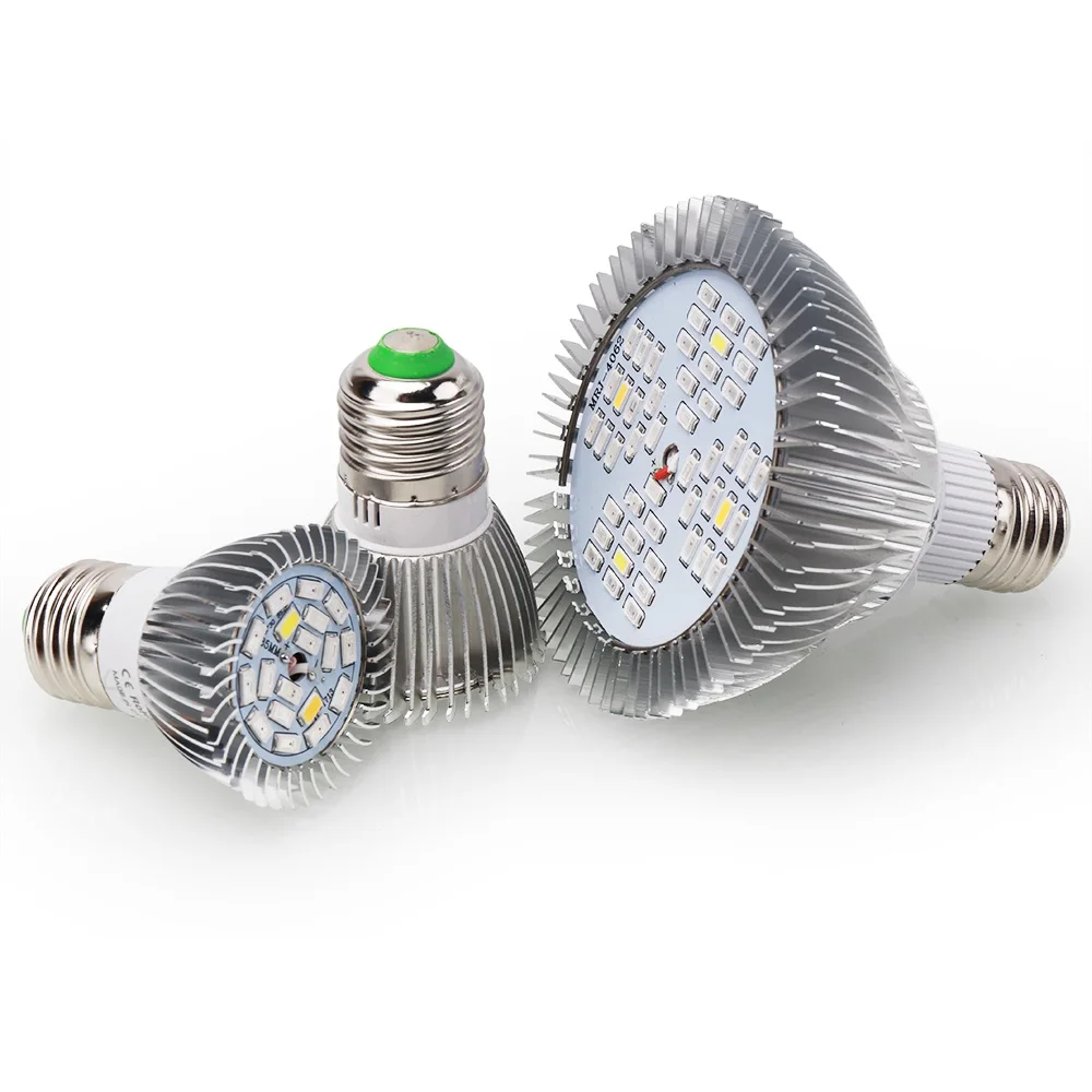 

[4pcs/Pack] LED Grow Light E27 18LED 28LED 48LED Full Spectrum UV IR Grow Lamp Garden Flowers Plants Indoor Hydroponics System