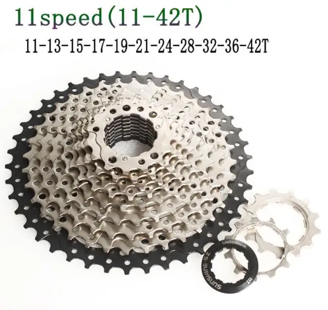 SUNSHINE-SZ велосипед 11 скорость 11-42 T Freewheel 11 s кассета дорожный велосипед MTB Звездочка для UT DA K7 GX RIVAL1 Force1 1X система CX