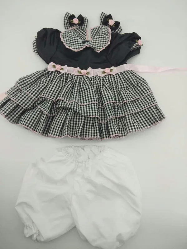 Комплекты одежды для 55 см 22 ''силиконовые reborn baby dolls Одежда для девочек виниловые Младенцы самодельные аксессуары для кукол платье детский день