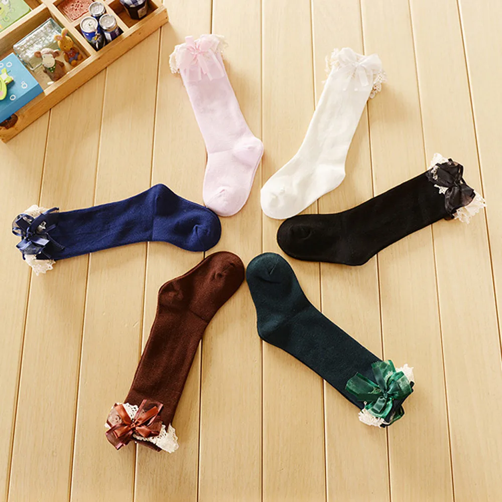 

MUQGEW 1 Pairs Cotton Lace Medium Bowknot Solid for Baby Boys Girls Toddler Kids cotton pantyhose baby girl kacakid