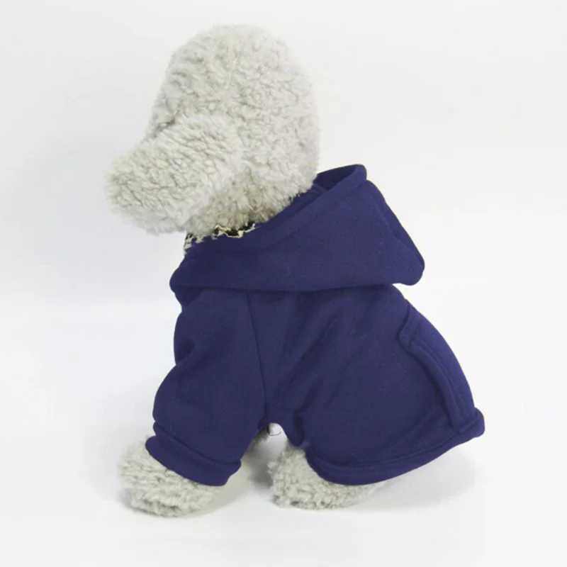 Классический Pet Одежда для собак пальто куртки хлопковые толстовки с капюшоном пальто собаки щенок Pet комбинезоны для собак кошка Костюмы