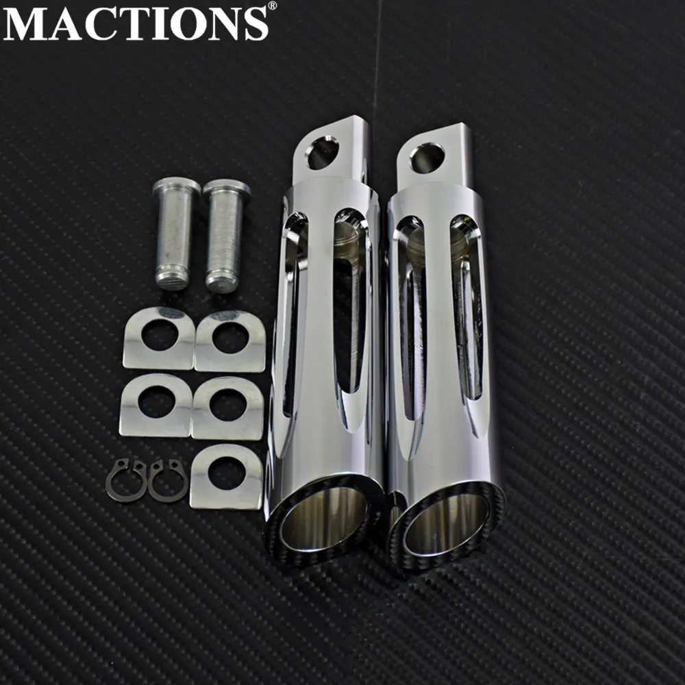 Bike Pegs Universal 8mm Foot Pegs CNC Aluminum Install Bolts Ebike
