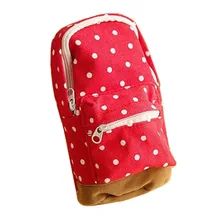 Набор кисточек для макияжа Карандаш Чехол Коробка для хранения мыть мешок туалетных принадлежностей дорожная сумка кошелек красный