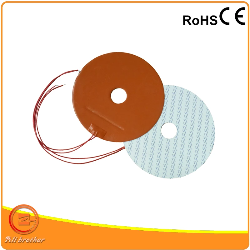 Электрический 12v грелку силиконовый грелку/коврик/Лист диаметр 100 мм, 100 Вт@ 12 В