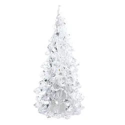 Акриловый светодиод меняющий цвета Рождественская елка ночник лампа Рождественские вечерние Декор