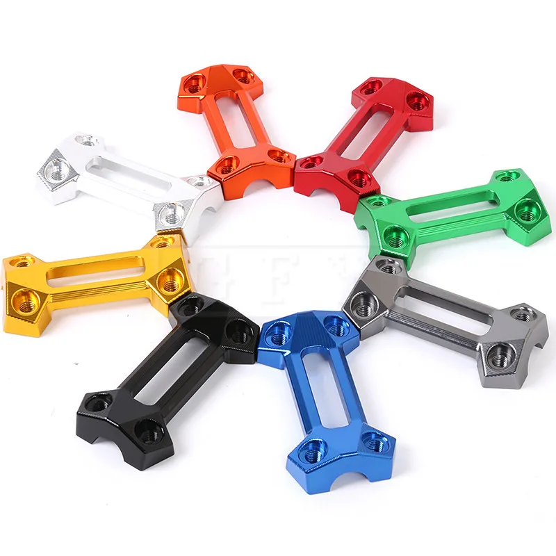 

Motorcycle CNC Handlebar Fat Handle Bar Riser Mount Clamp Top Cover For Kawasaki Z800 2013 2014 2015 2016 Z 800 Moto Accessory
