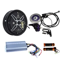 QS 2000 Вт 10 дюймов 48В 60В 72В электронный скутер конверсионные комплекты мотор в1 с Yuyang King контроллер, дроссельная заслонка и Дисковая тормозная система