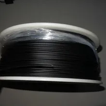 PMMA Оптическое волокно покрытое Черной Оболочкой внутренний диаметр 1,0 мм(2,2 мм внешний диаметр) для витрины