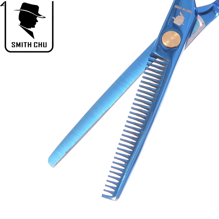 5.5" Smith Chu Professional Japanese 440c Hair Shears Barber Cutting Scissors Hairdressing Thinnning Tesoura Salon Tools LZS0054