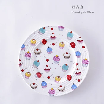 

Bone China White Plate Korean Pure White Breakfast European Designer Dessert Tableware Western Steak Plate Home Decoration