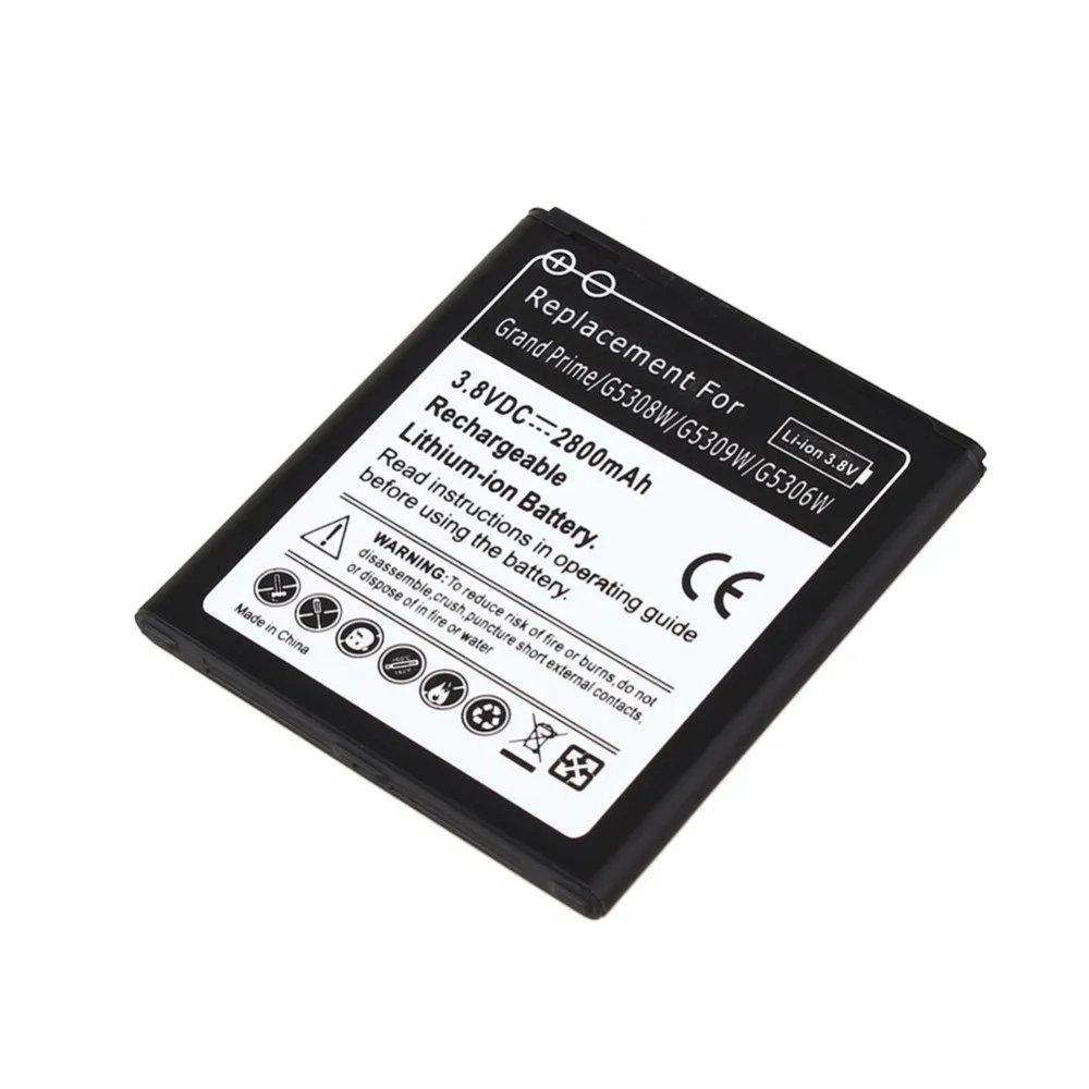 Сменный литий ионный аккумулятор 2800 мА/ч для SamSung Galaxy Grand Prime G5308W G5309W G5306W с функцией
