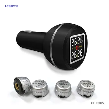 

D580C-WI Auto Car Tyre Pressure Monitoring System + 4 External Sensors Color Screen