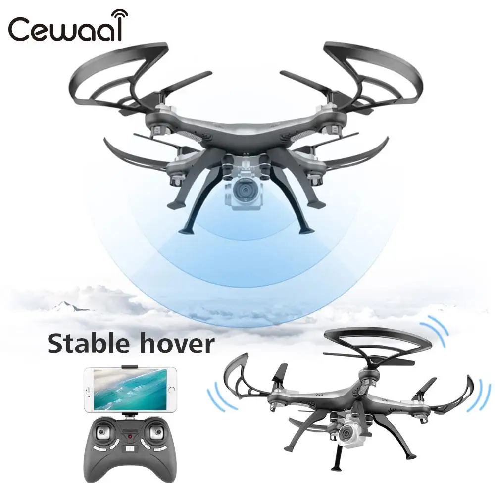 

Premium UAV Aircraft Quadcopter Drone HD Camera FPV ABS One Key Take Off 3D Flips LED Lighting