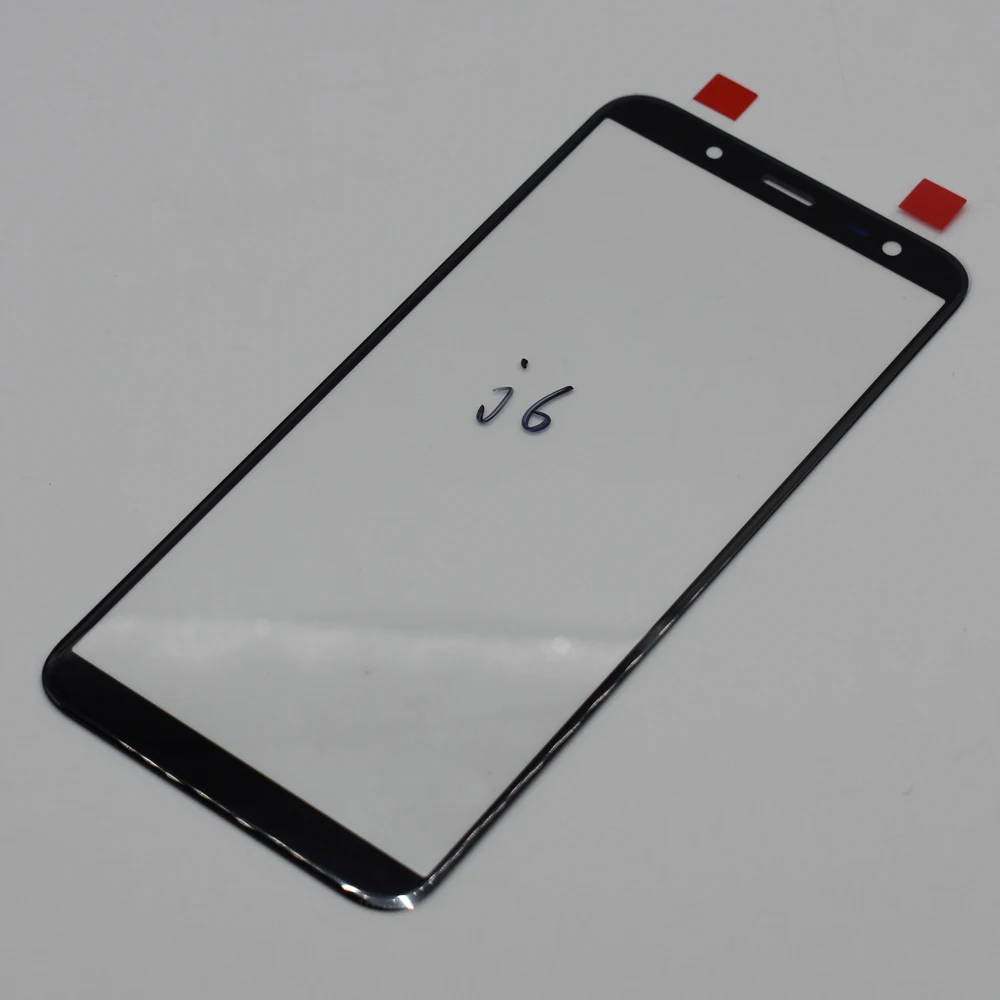 

Top quality LCD Front Outer Lens For Samsung Galaxy J6 2018 J600 SM-J600F J600F J8 2018 J810 J810F Touch Screen Glass