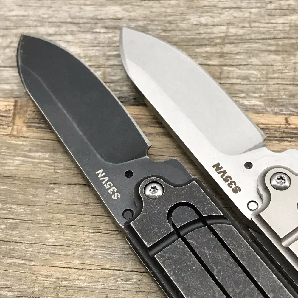 LDT Bean Мини титановый складной нож S35VN лезвие TC4 ручные ножи Походный спасательный