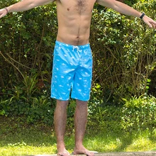 Летние мужские пляжные шорты с принтом акулы плавки для мужчин красивые купальники пляжная одежда для плавания костюмы для серфинга спортивные