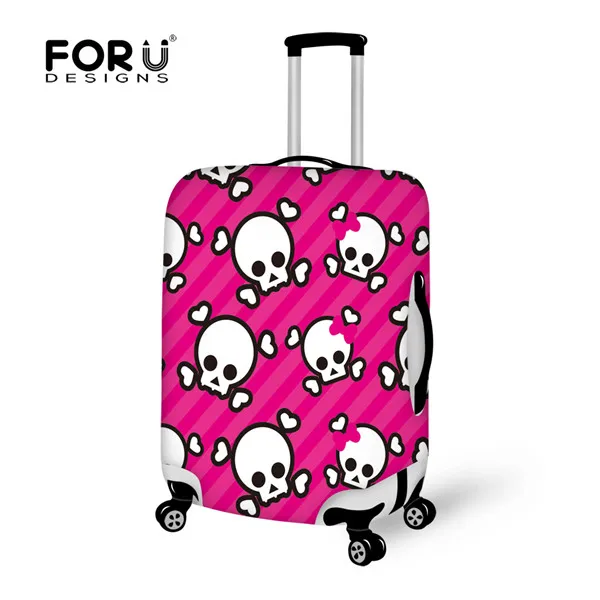 FORUDESIGNS/3D шоколадный чемодан для путешествий, чехол для 18, 20, 22, 24, 26, 28, 30 дюймов, защитный чехол для багажа - Цвет: C0754