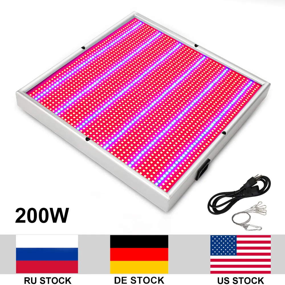 200 Вт лампа для выращивания AC85 265V 2835SMD светодиодный Grow Light красные, синие для Выращивание комнатных растений цветения весь период