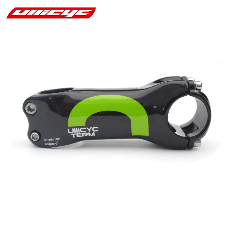 

Newest Ullicyc 6 17 angle Road carbon bicycle stem 31.8*80-110mm 6 17 degrees Mountain bike carbon stem MTB bike parts Free ship