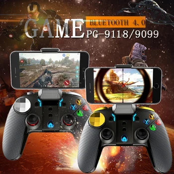 

iPEGA PG-9118 Wireless Bluetooth 4.0 Gamepad Controller Telescopic Holder Joystick for Android PC Upgraded PG-9099 Turbo Gamepad