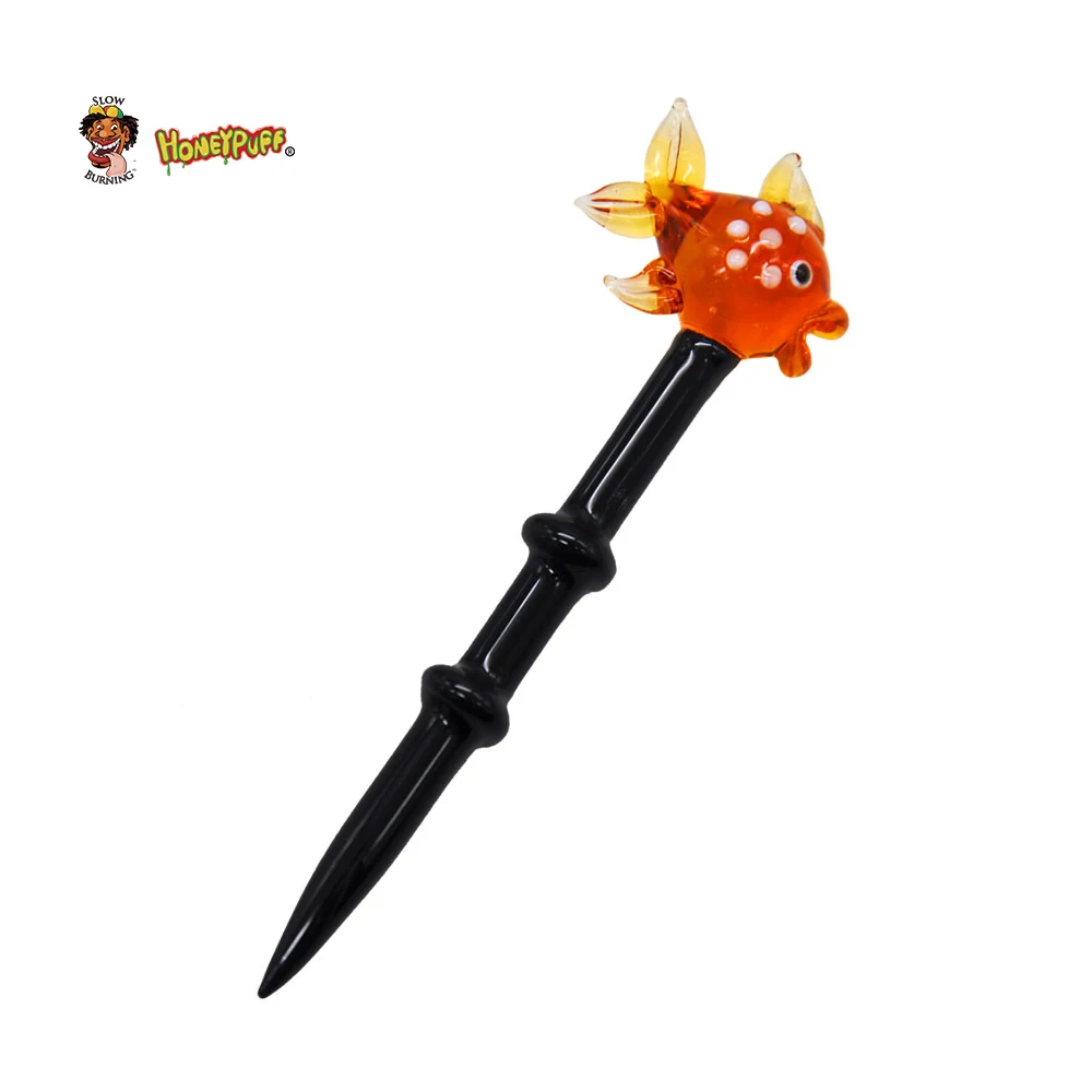 HONEYPUFF премиум стекло Dabbler 5 43 дюймов воск Dab инструмент Красочные толстые Pyrex Dabber