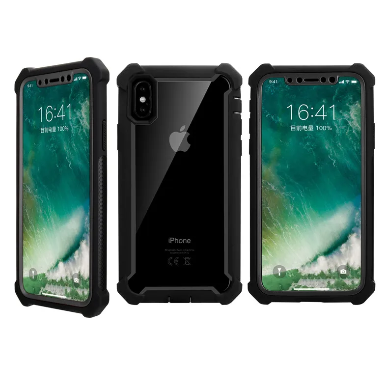 Модный противоударный Прозрачный чехол для телефона из ТПУ для iPhone 11 Pro Max X XR XS Max 6 6S 7 8 Plus 5S 5 SE, задняя крышка из поликарбоната