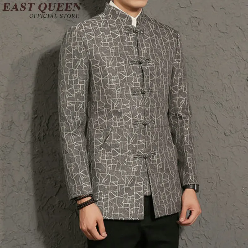 Traditional chinese clothing for men male bomber jacket coat men winter oriental streetwear Chinese clothes KK1533