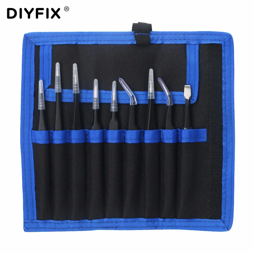 Stainless Steel Tweezers Set (2)