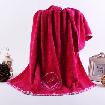 

3Pcs Letter Red Pink Whole Cotton Beach Towel Toalha De Banho Bath Towel Serviette De Bain Microfiber Towel For Adult 3 Sizes