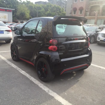 

MONTFORD ABS Plastic Unpainted Rear Trunk Wing Rear Lip Spoiler For Merced-Benz Smart Fortwo Foufour 451 453 Spoiler 2009-2019