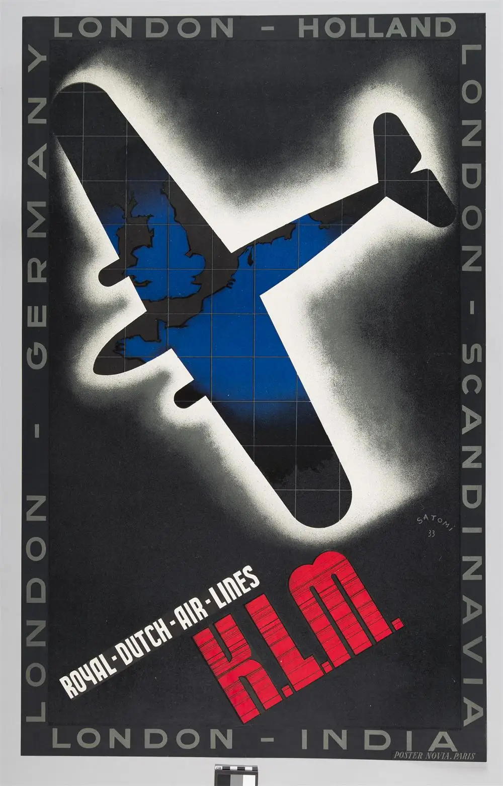 Pop Королевский голландский авиакомпаний KLM Ретро Винтаж пропагандистский плакат крафт-бумаги плакат холст Ванная комната стены Стикеры, украшение для дома, подарок