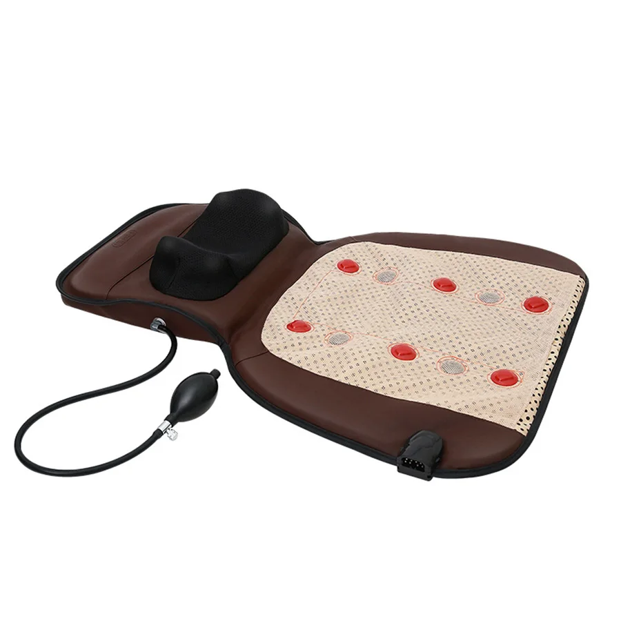 

InflatableTraction Vibration Massage pillow Electric Far infrared Heat Therapy Massager for Cervical Spine Shoulder Relieve Pain