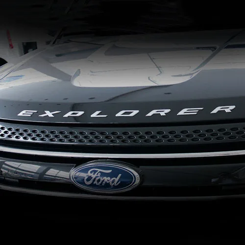 11 17 Ford Explorer Sport Silver Black Hood Emblem Letters Gloss Finish Auto Parts Accessories Bennysberries Auto Parts And Vehicles