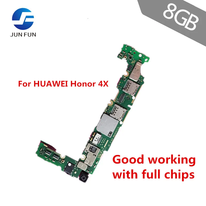 

JUN FUN 2GB RAM 8GB ROM For HUAWEI Honor 4X 4 X CHE2-UL00 Motherboard Unlocked Mainboard EMUI Logic Board