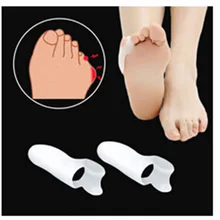 1 пара/2 шт для ухода за ногами, силиконовые гелевые разделитель пальцев при Наросте, защита для ухода за ногами, маленький Носок, накладка против мозолей, для женщин