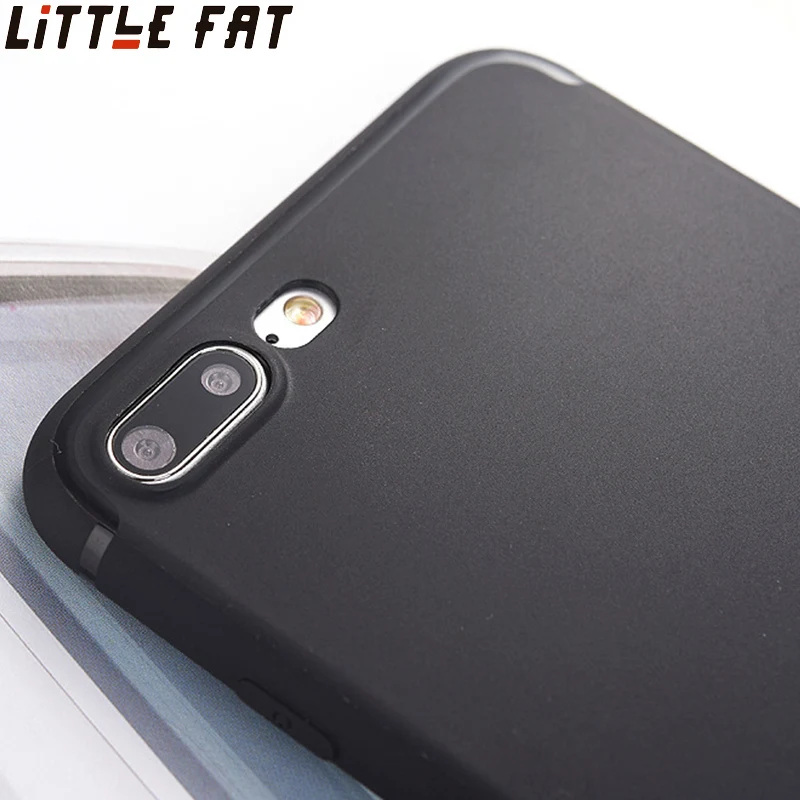 Роскошный Матовый Мягкий силиконовый чехол из ТПУ для iPhone 7 8 Plus