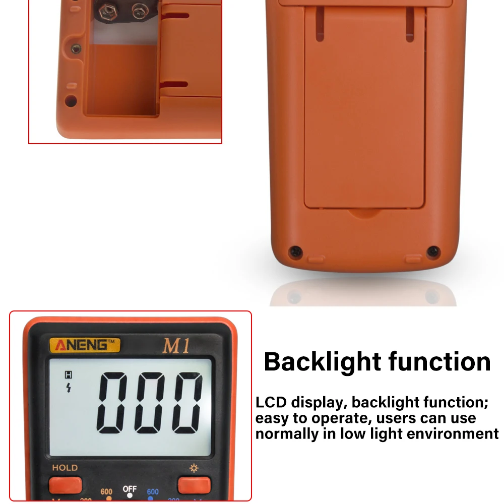 ANENG M1 Цифровой мультиметр esr метр мультиметровый тестер истинный rms цифровой мультиметр Тестеры мультиметр рихметры dmm 400a