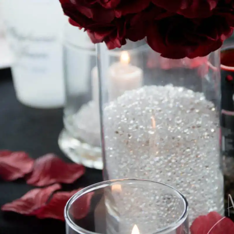 1000p Diamond Confetti Vase Filler Party Decoration For Weddings