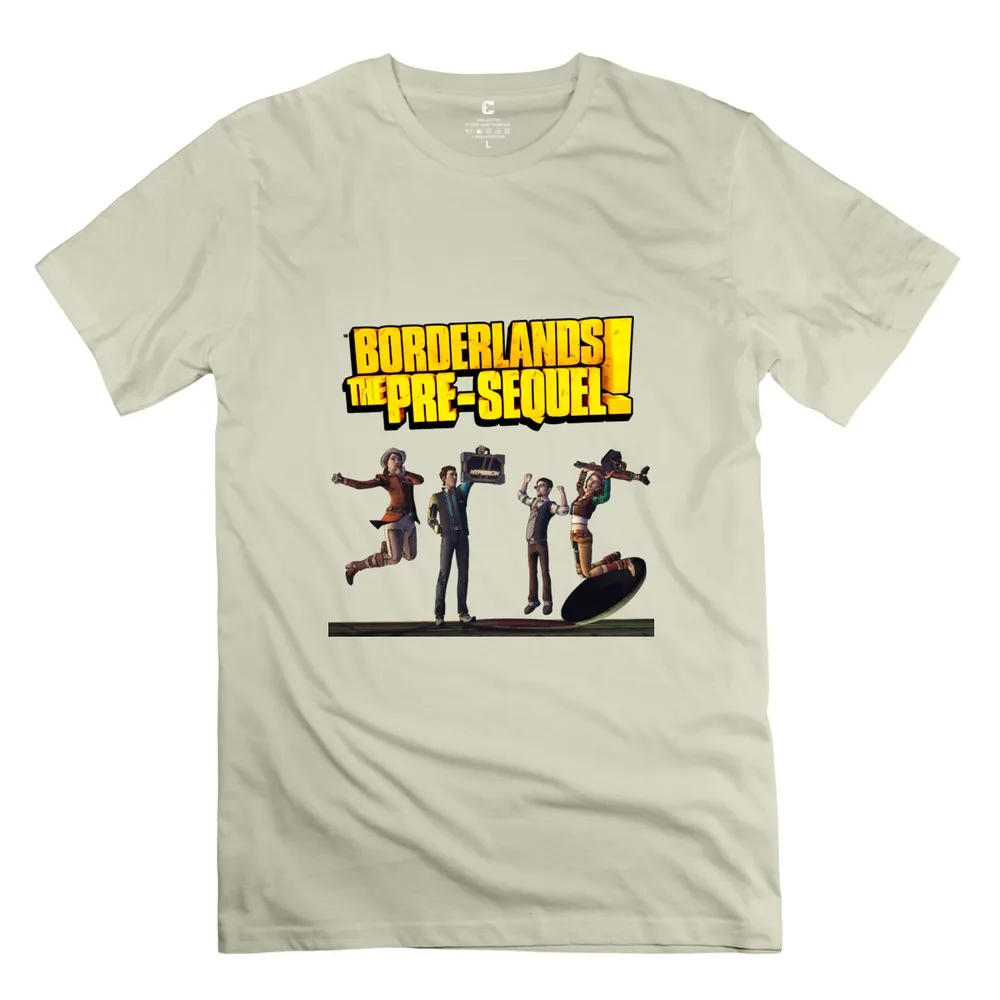 new fashion Borderlands The Pre-Sequel logo clothes element organic cotton men music tee shirt for male | Мужская одежда