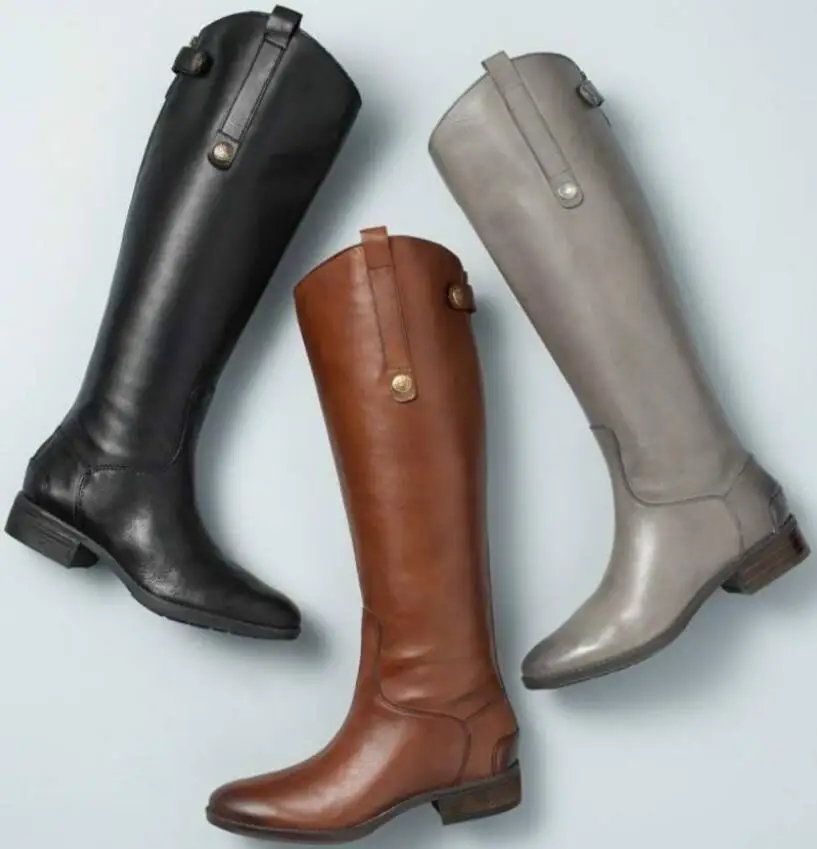 

ladies chaussure women spring autumn shoes woman zapatos mujer sapato casual knee high boots low square heels vintage XZ180068